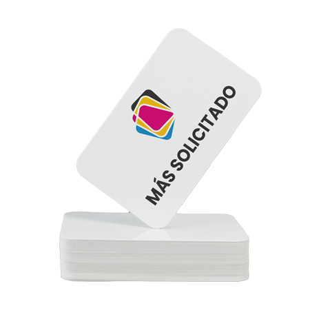 Tarjetas PVC más vendidas