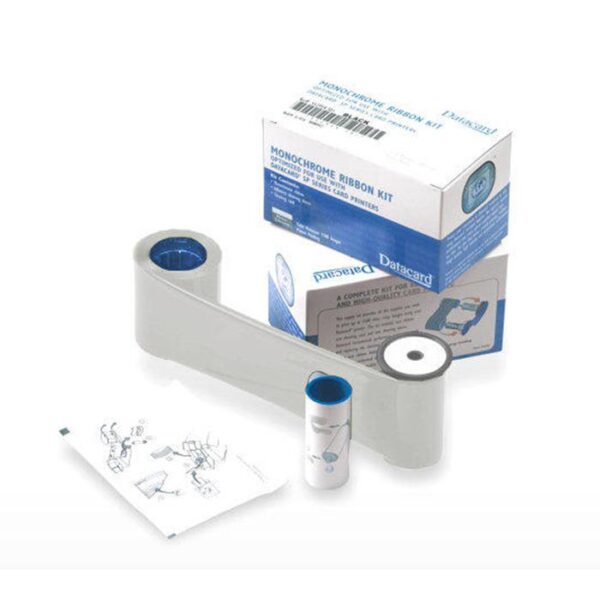 Film Datacard monocromo plata metalizada