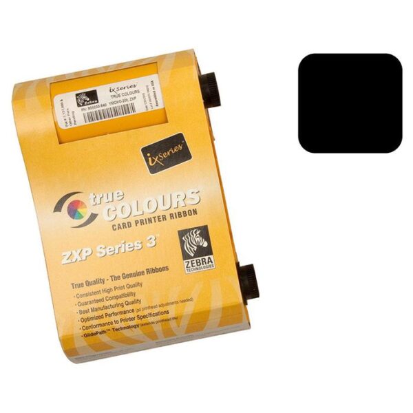 Film Zebra monocromo negro KDO (500 impresiones)